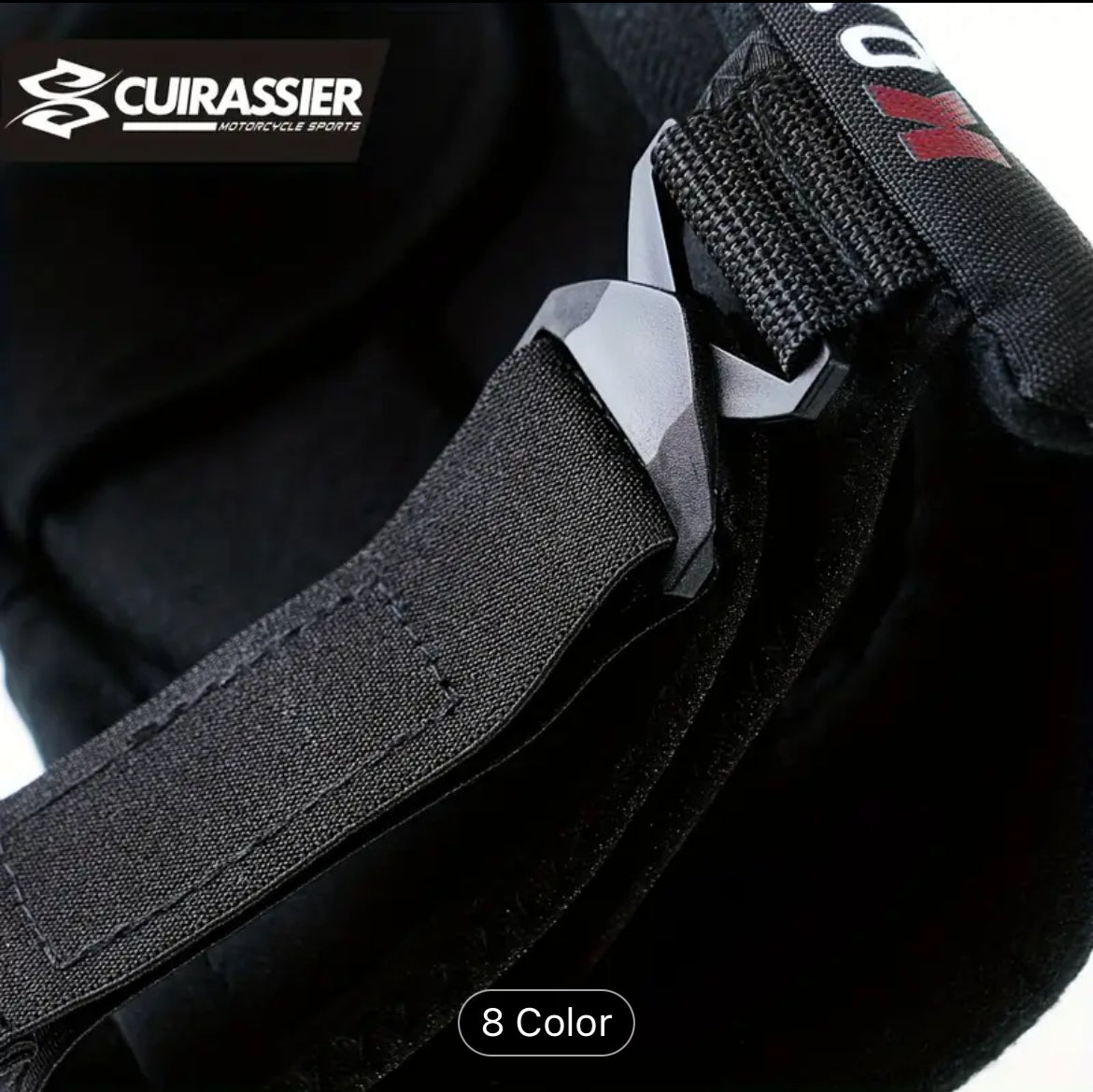 Cuirassier Protective Motorbike Kneepad Motocross Motorcycle Knee Pads MX Protector Racing Guards Off-road Protection Night Reflective Adjustable Tape