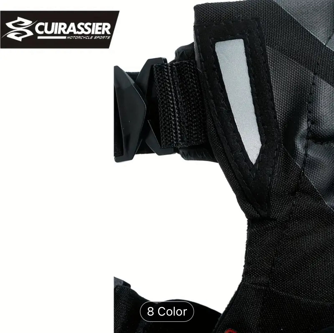 Cuirassier Protective Motorbike Kneepad Motocross Motorcycle Knee Pads MX Protector Racing Guards Off-road Protection Night Reflective Adjustable Tape