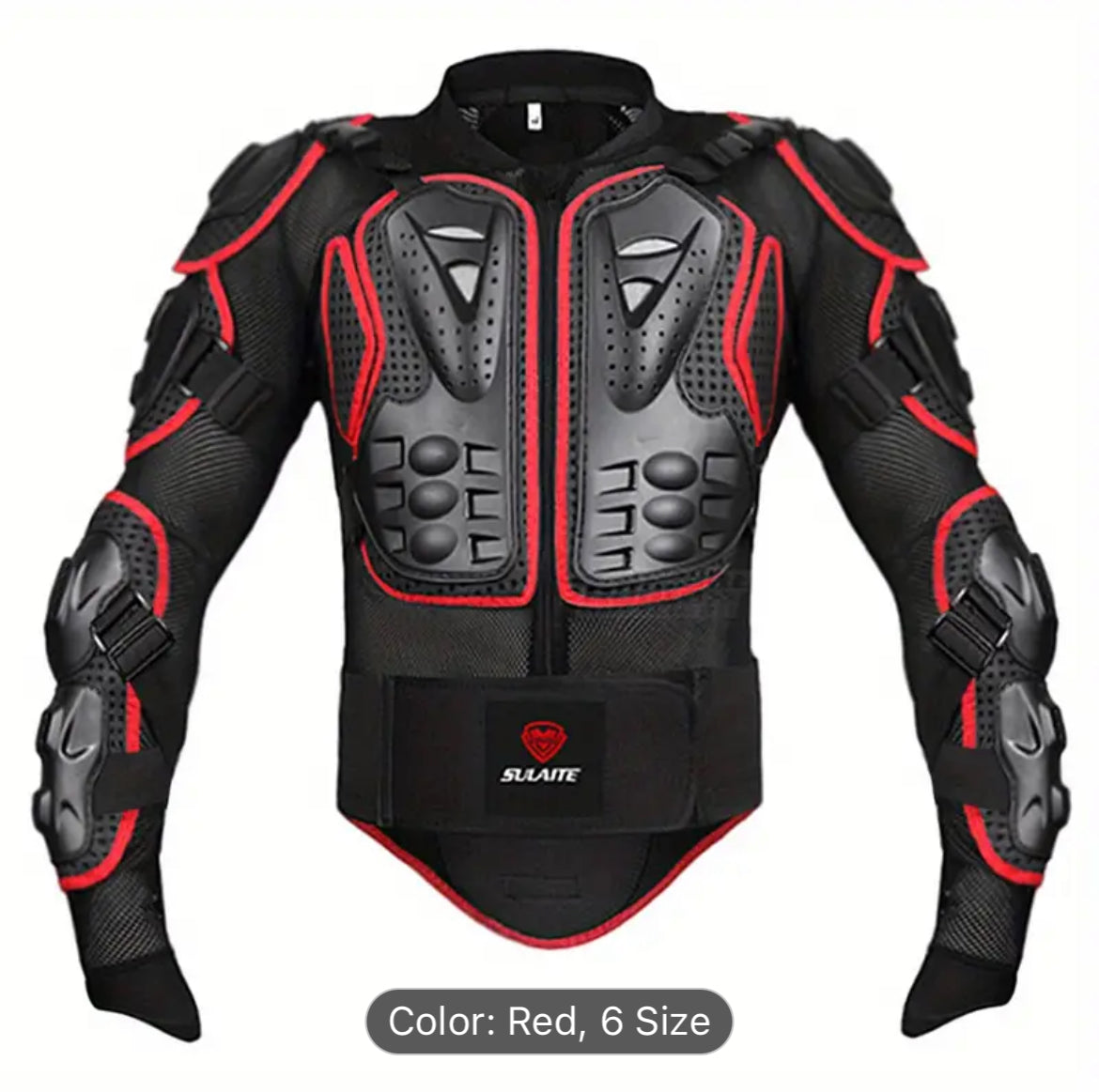 Riding Equipment Racing Jacket For Men: Durable Riding Body Armor Black