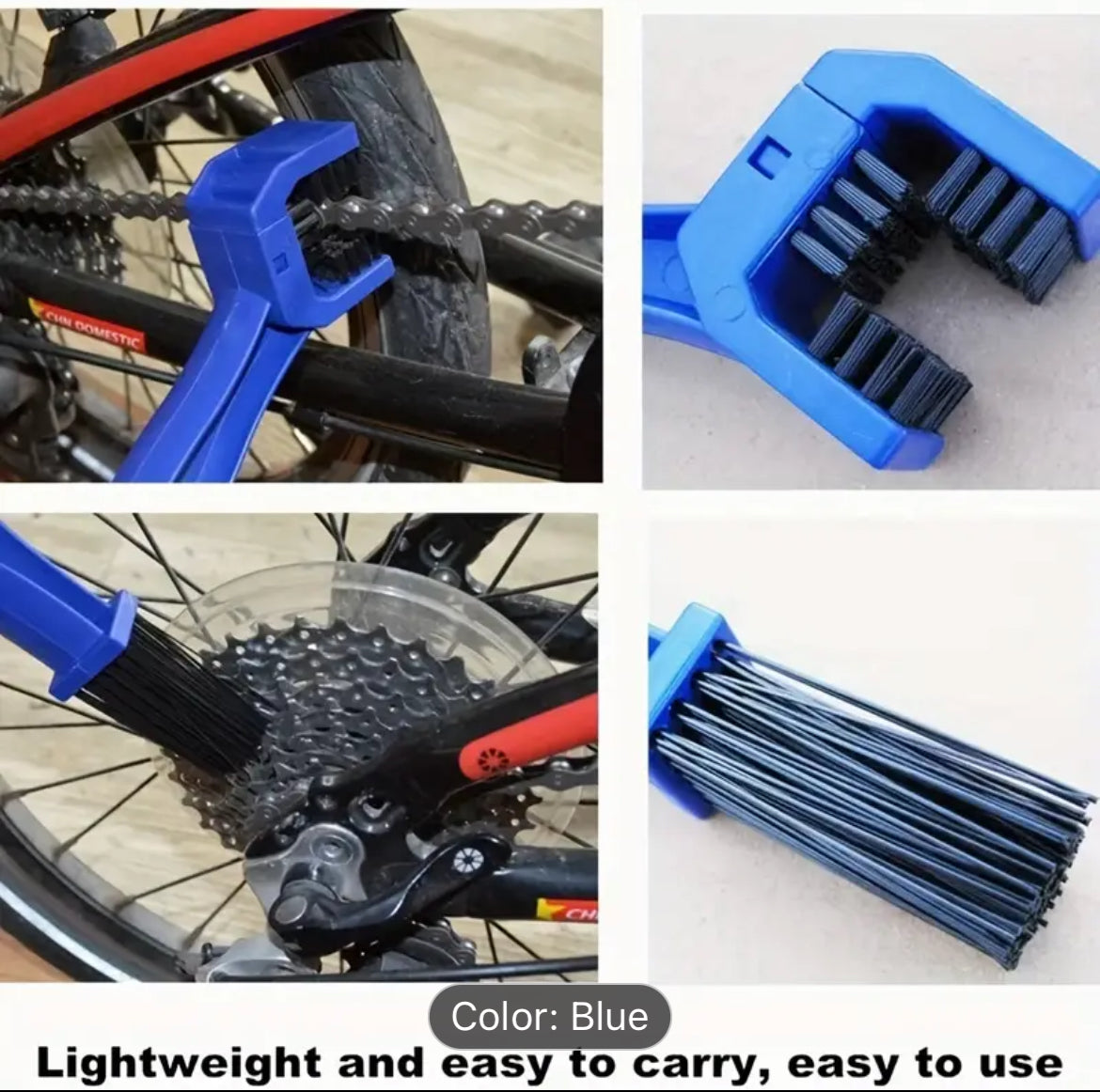 Motorcycle Chain Brush, Bicycle Cleaning Brush, Electric Vehicle Cleaning Tools Freewheel Brush Washer