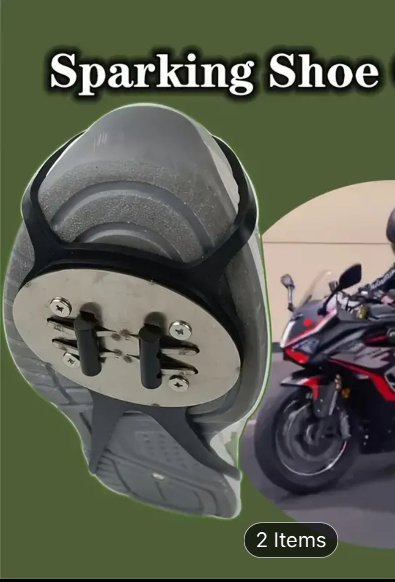 Versatile Flashing Shoe Covers For Motorcycles, Skateboards & Street Dance